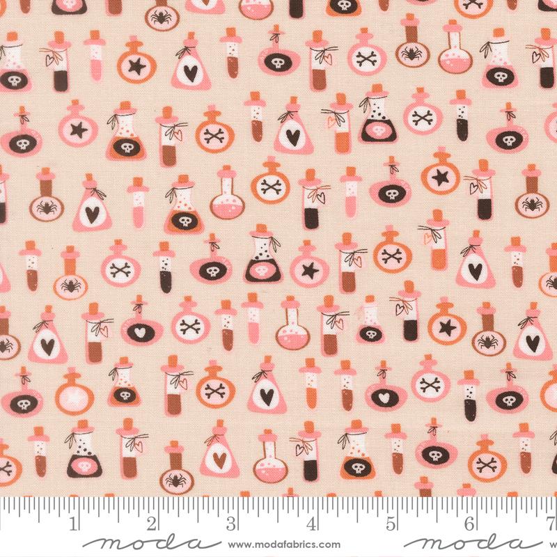 Purrs and Boos Potions Moonbeam - Quilt Fabric