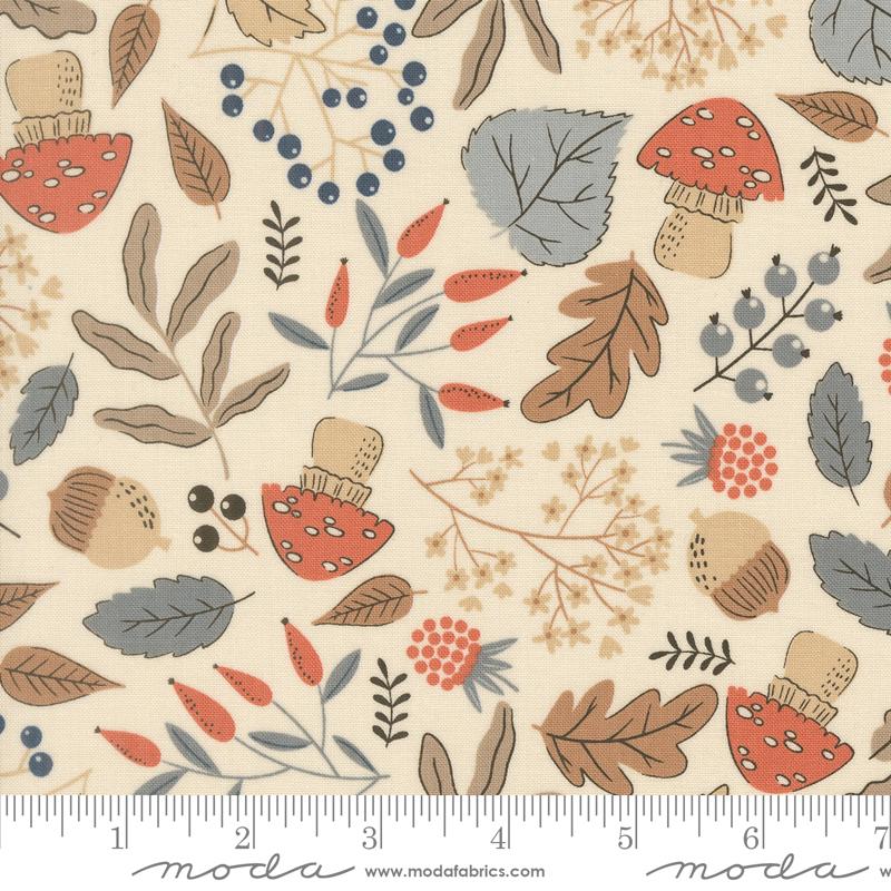 Natures Sketchbook Acorn Pearl - Quilt Fabric