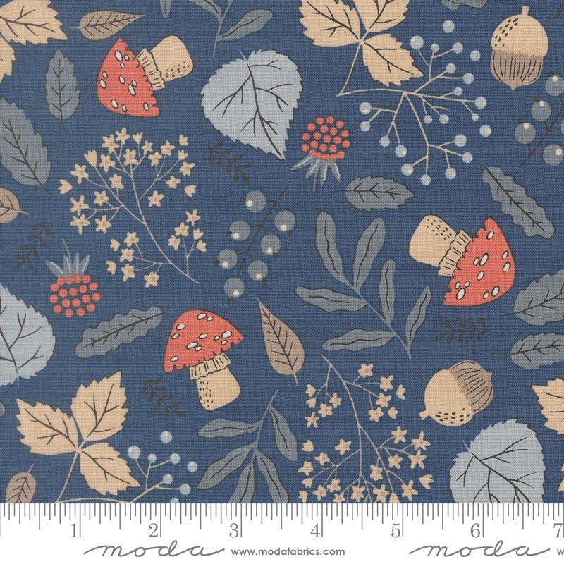 Natures Sketchbook Acorn Twilight - Quilt Fabric