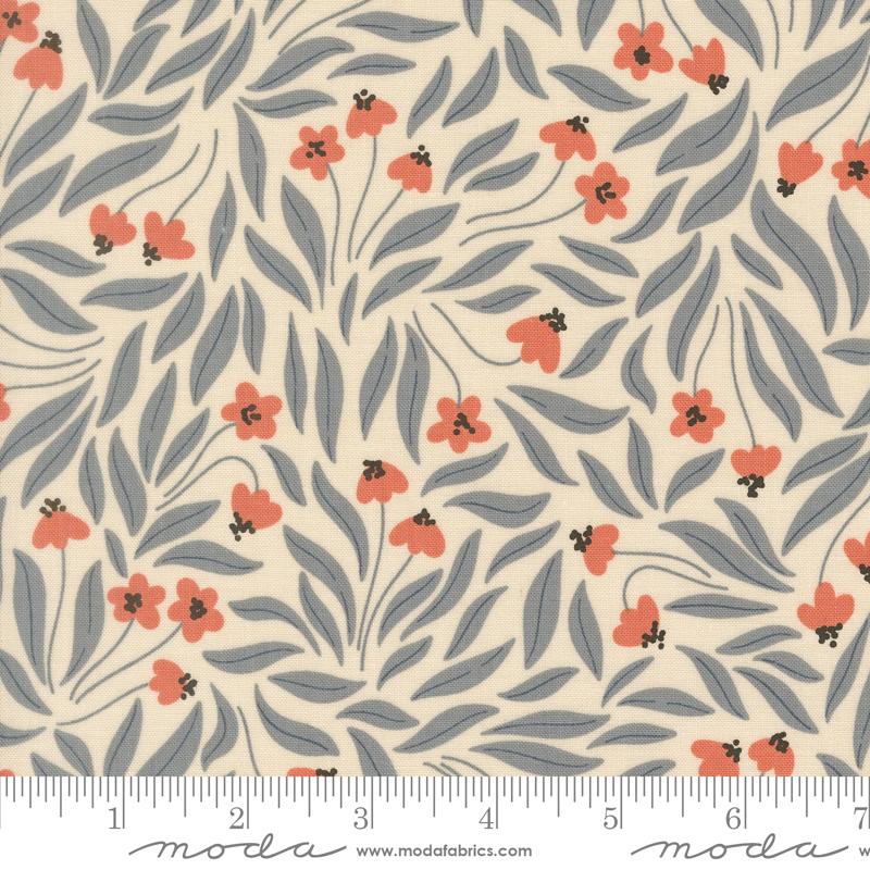 Natures Sketchbook Blossom Pearl - Quilt Fabric