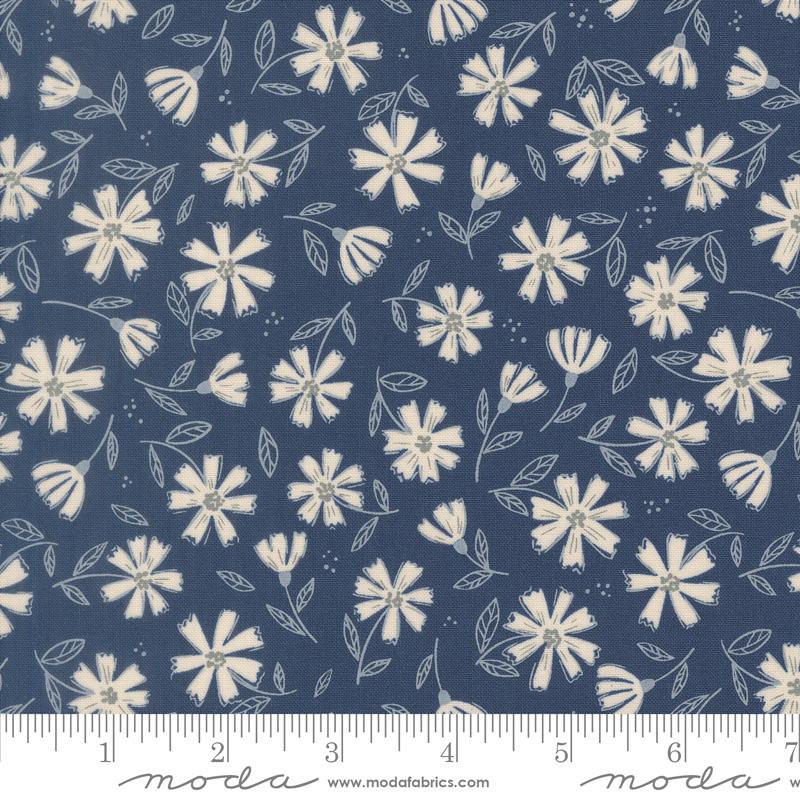 Natures Sketchbook Flower Twilight - Quilt Fabric