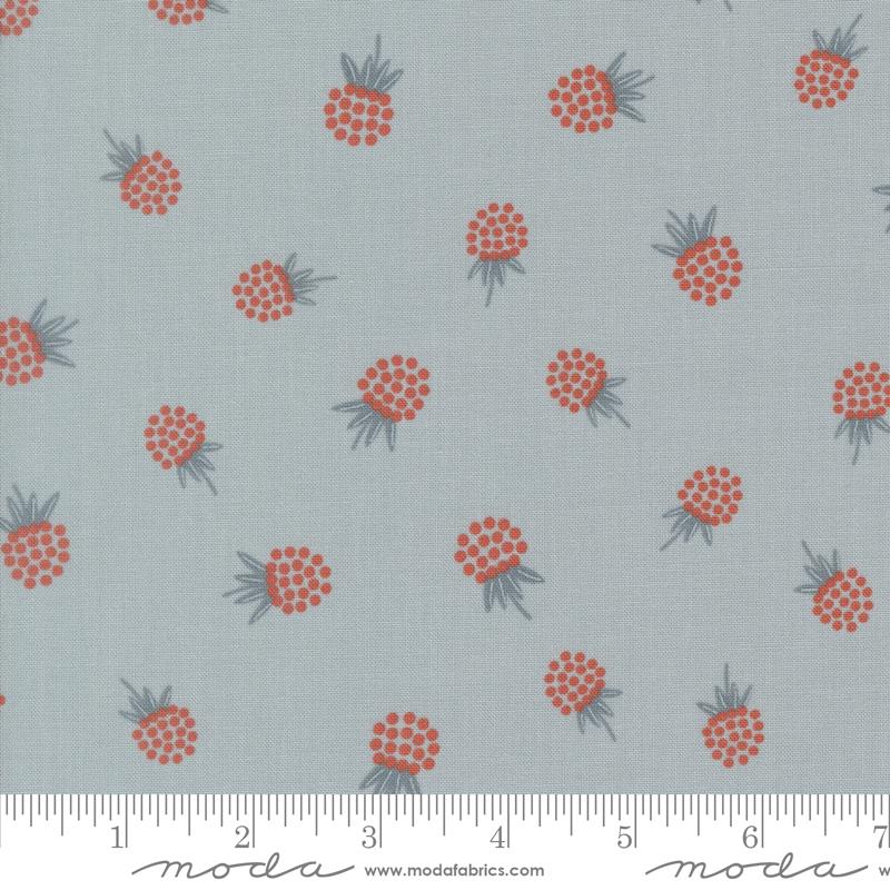 Natures Sketchbook Berries Sky - Quilt Fabric