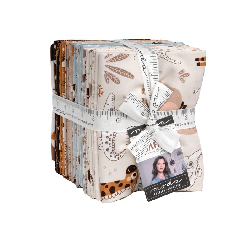 Wildly Cute Safari - Fat Quarter Bundle, zoomed in. Select this picture to zoom back out.