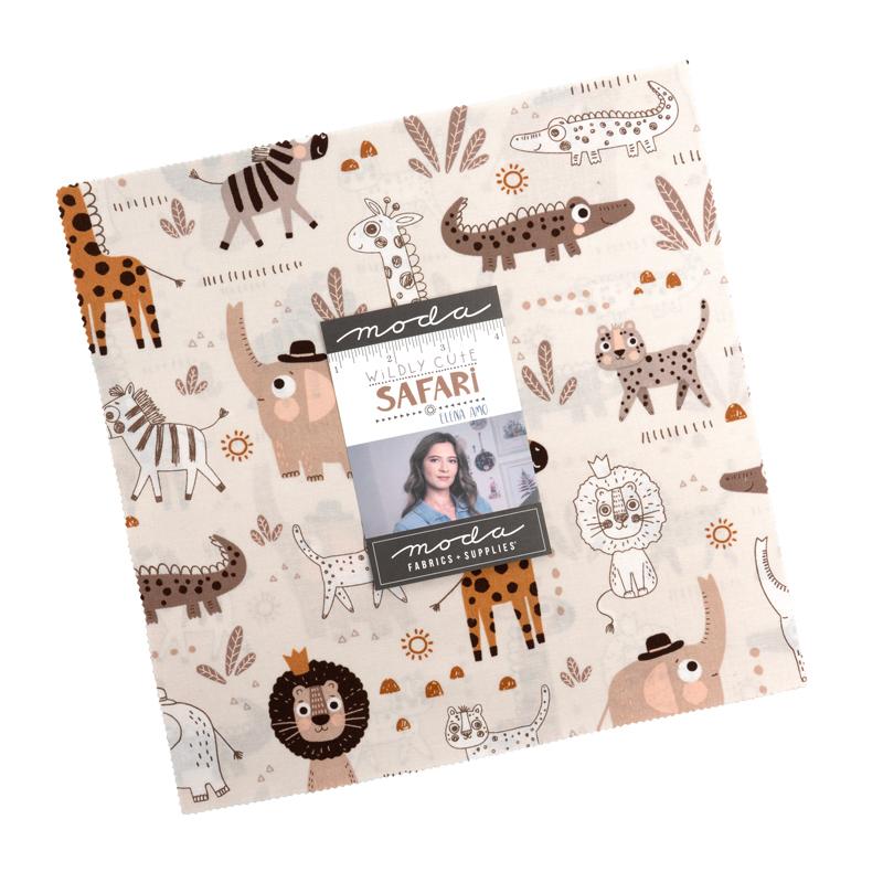 Wildly Cute Safari - Layer Cake, zoomed in. Select this picture to zoom back out.