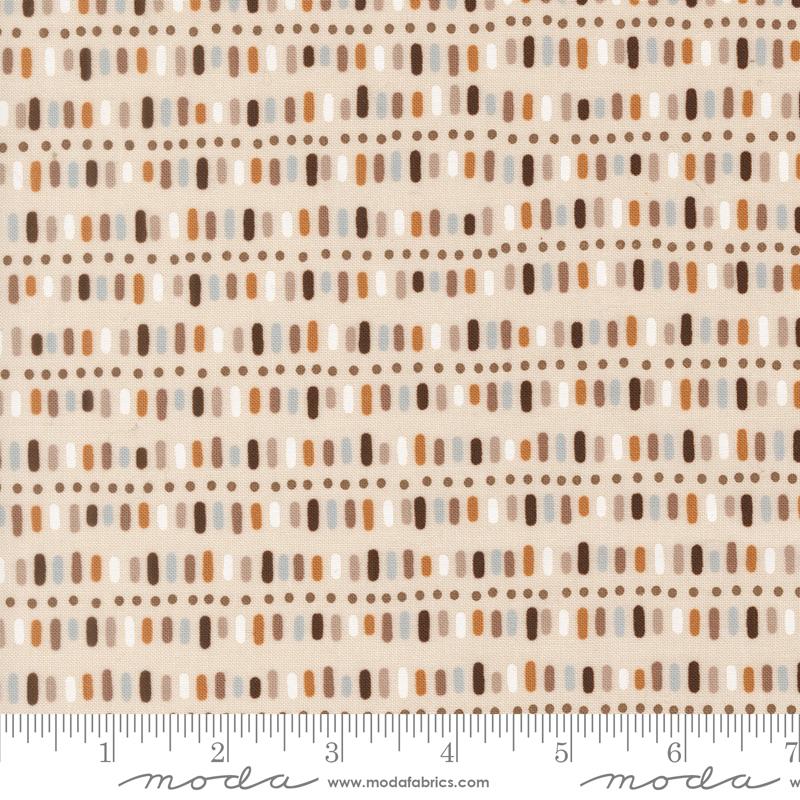 Wildly Cute Safari Lines Pearl - Quilt Fabric, zoomed in. Select this picture to zoom back out.