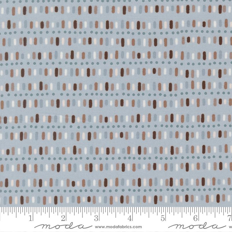 Wildly Cute Safari Lines Sky - Quilt Fabric, zoomed in. Select this picture to zoom back out.