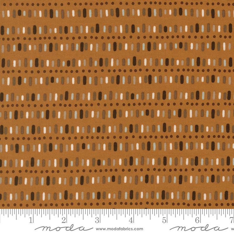 Wildly Cute Safari Lines Golden - Quilt Fabric, zoomed in. Select this picture to zoom back out.