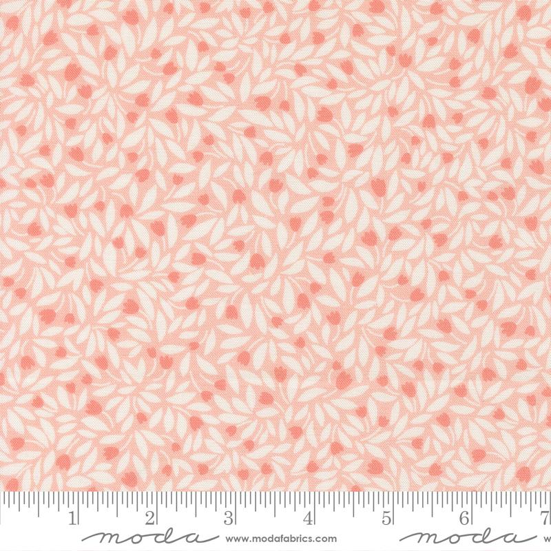 Hop Into Spring Tulips Petal - Quilt Fabric, zoomed in. Select this picture to zoom back out.