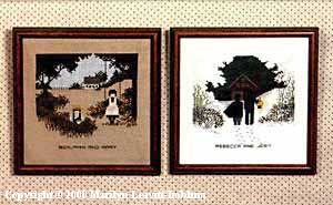 Amish Kids  - Cross Stitch Pattern, zoomed in. Select this picture to zoom back out.