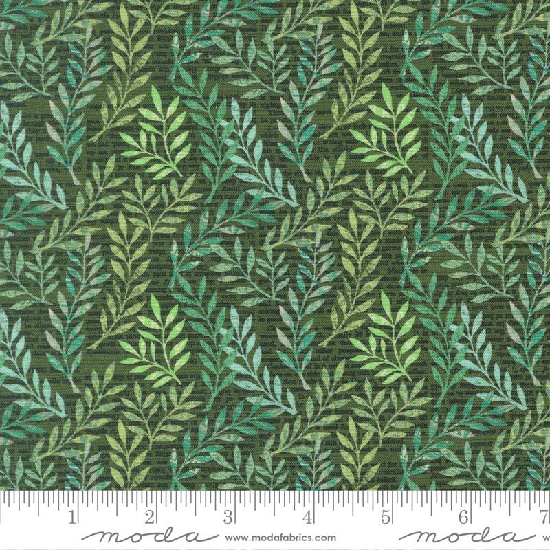 Paper Hamlet Leafs Topiary - Quilt Fabric