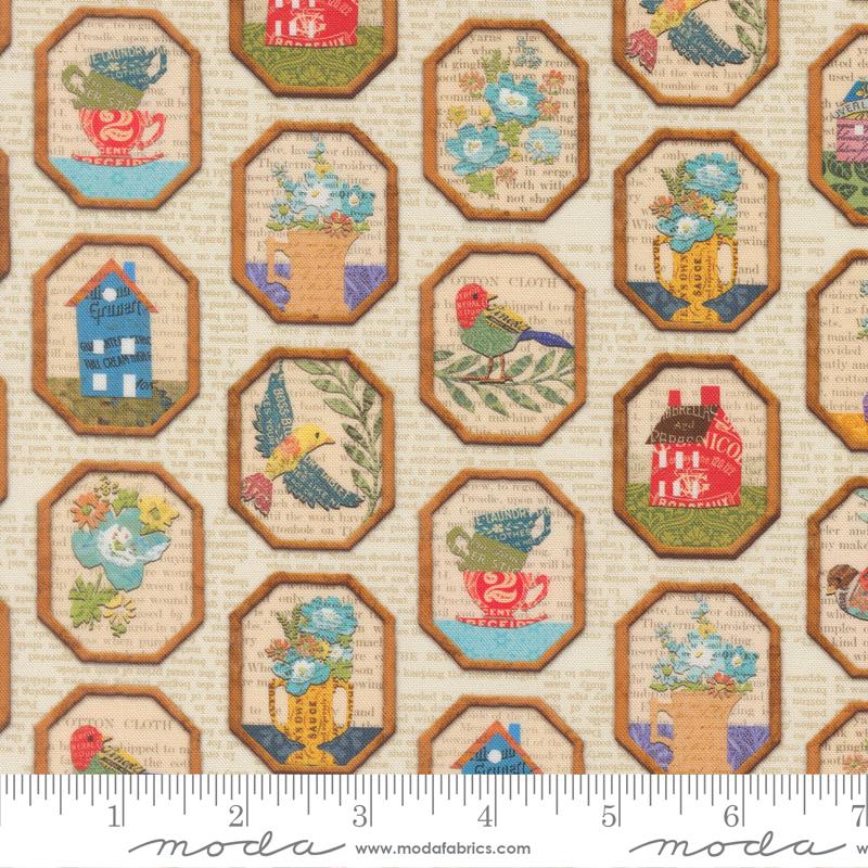 Paper Hamlet Frames Paper - Quilt Fabric