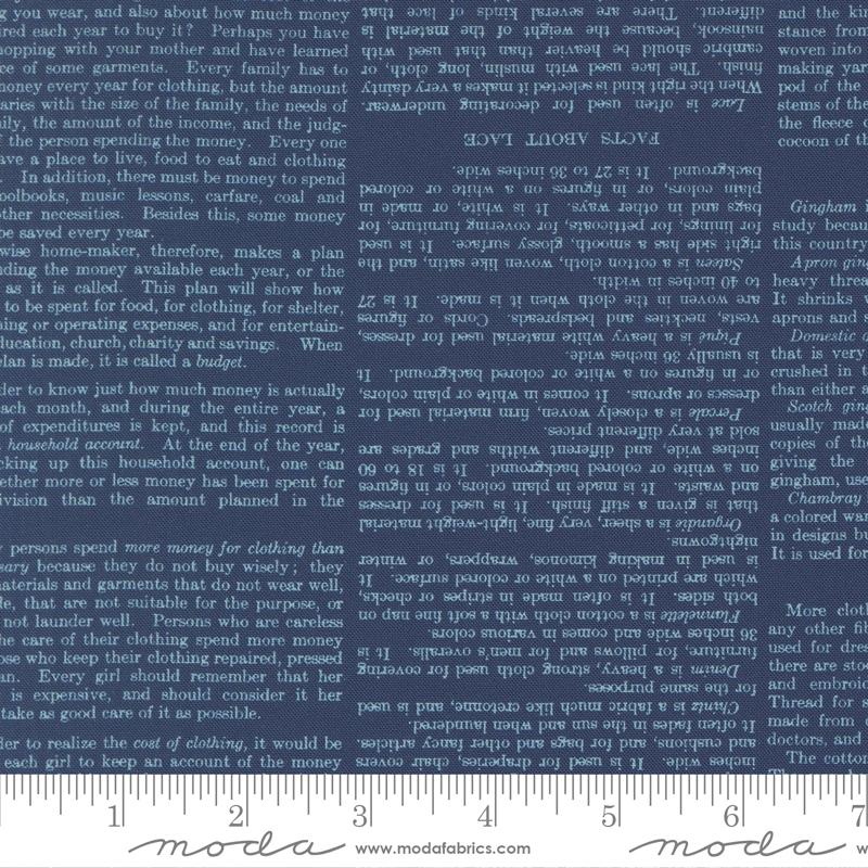 Paper Hamlet Pages Midnight - Quilt Fabric