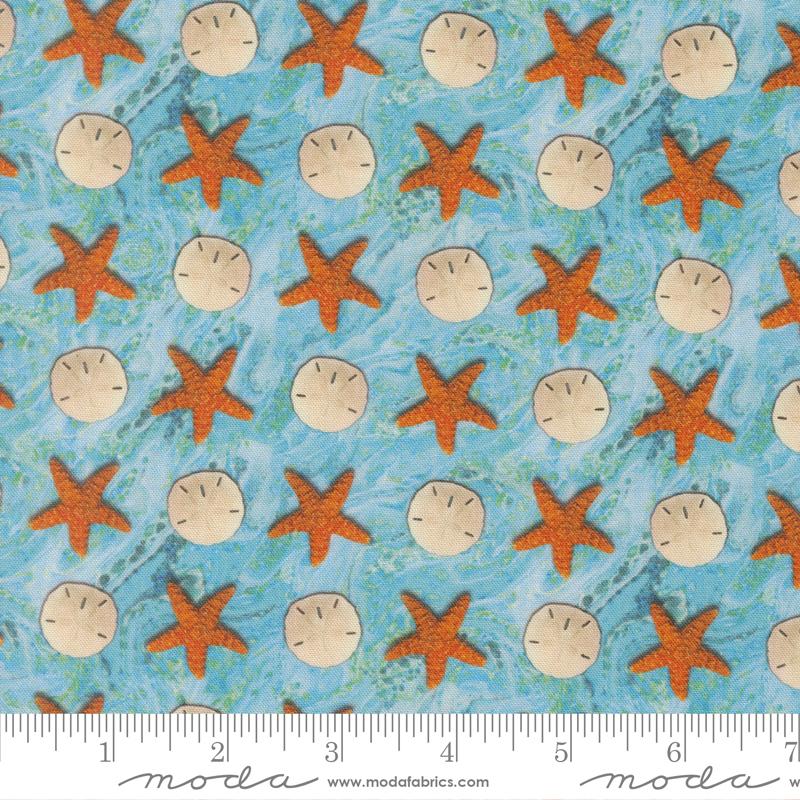 Saltwater Shell Surf - Quilt Fabric