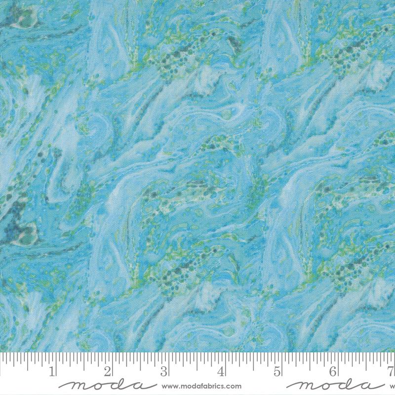 Saltwater Water Surf - Quilt Fabric