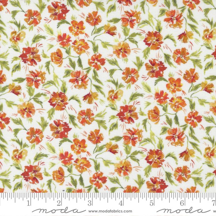 Chickadee First Roots Persimmon - Quilt Fabric