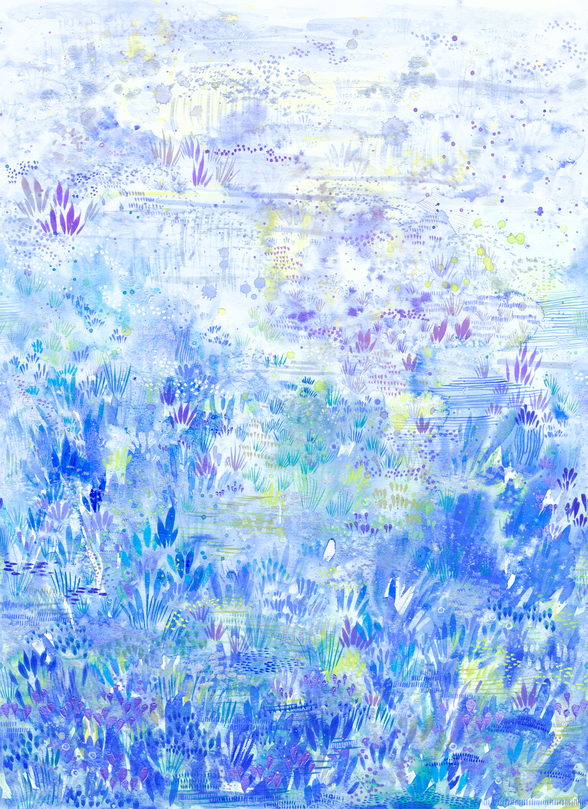 Eufloria Turquoise - Quilt Fabric