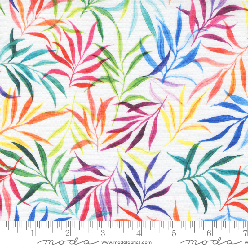 Eufloria Rainbow - To And Fro Landscape - Quilt Fabric