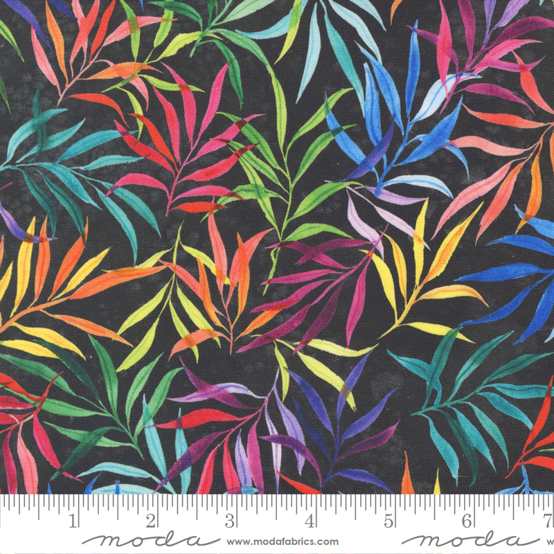 Eufloria Onyx - To And Fro - Quilt Fabric