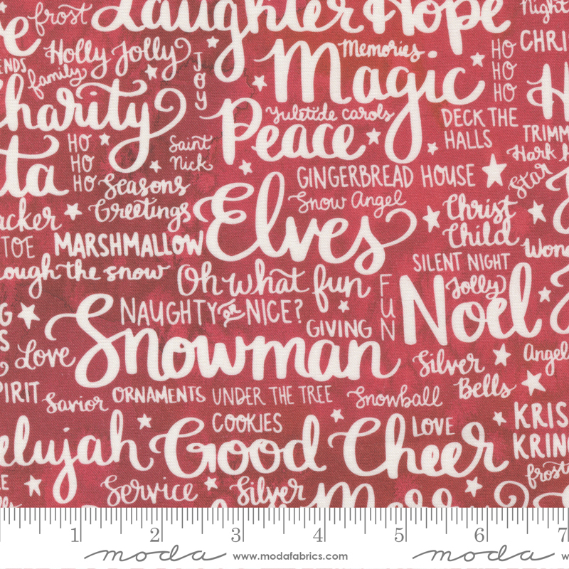Comfort And Joy Red - Holiday Feels - Quilt Fabric