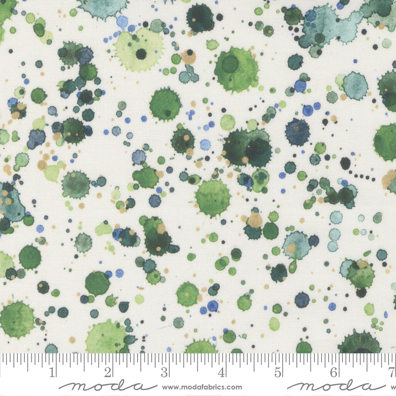 Comfort And Joy Cloud Green - Quilt Fabric