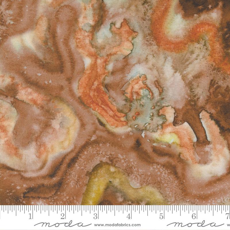 Desert Oasis Adobe - Sky view - Quilt Fabric