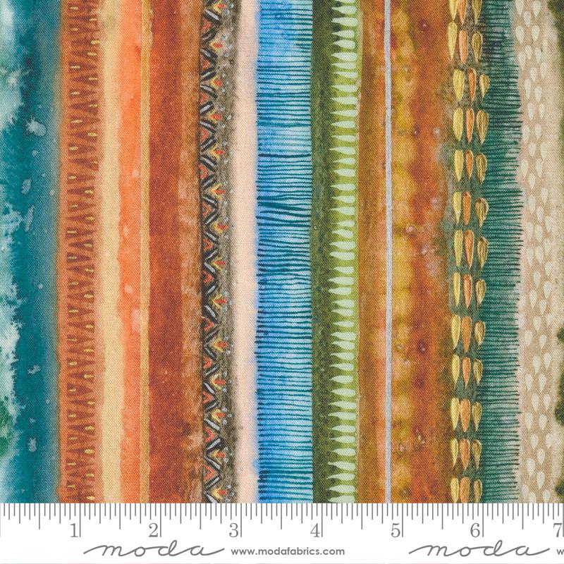 Desert Oasis Horizon - New Native Stripes - Quilt Fabric