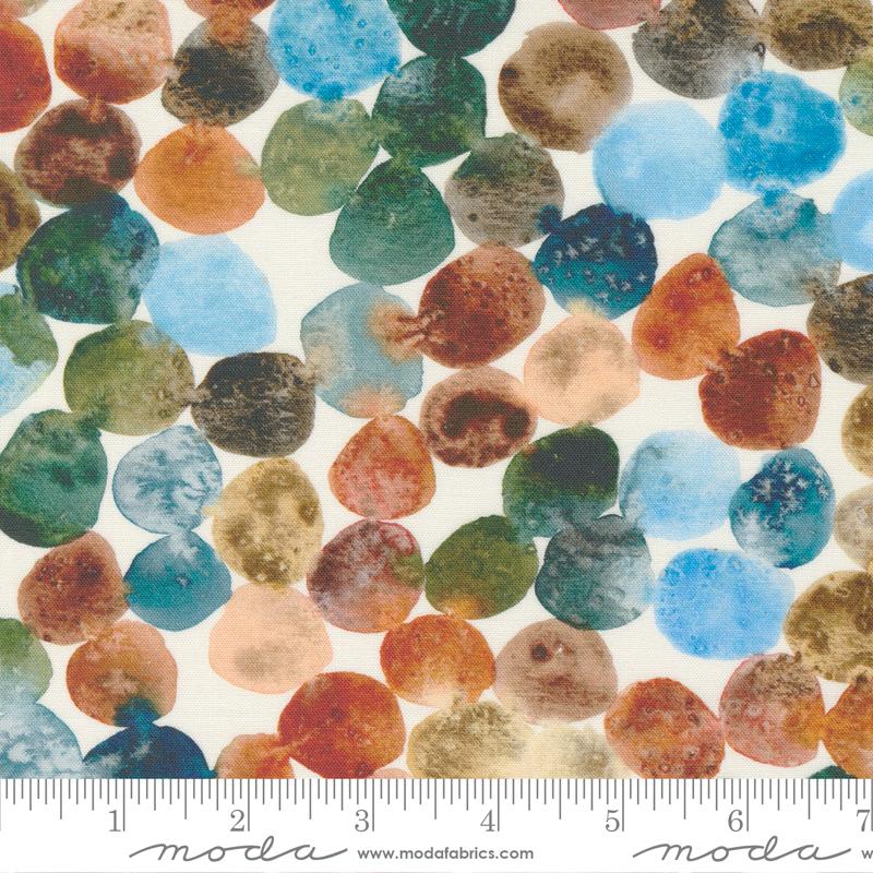 Desert Oasis Cloud Multi - Rock Collection Dots - Fabric
