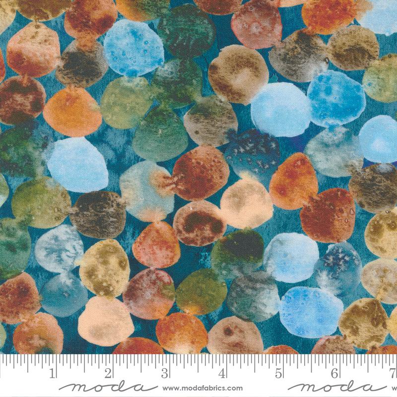 Desert Oasis Lake Powel - Rock Collection Dots - Fabric