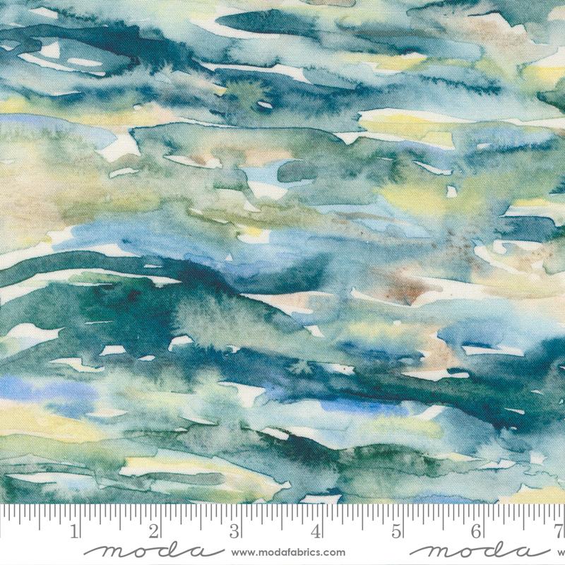 Desert Oasis River - Quilt Fabric