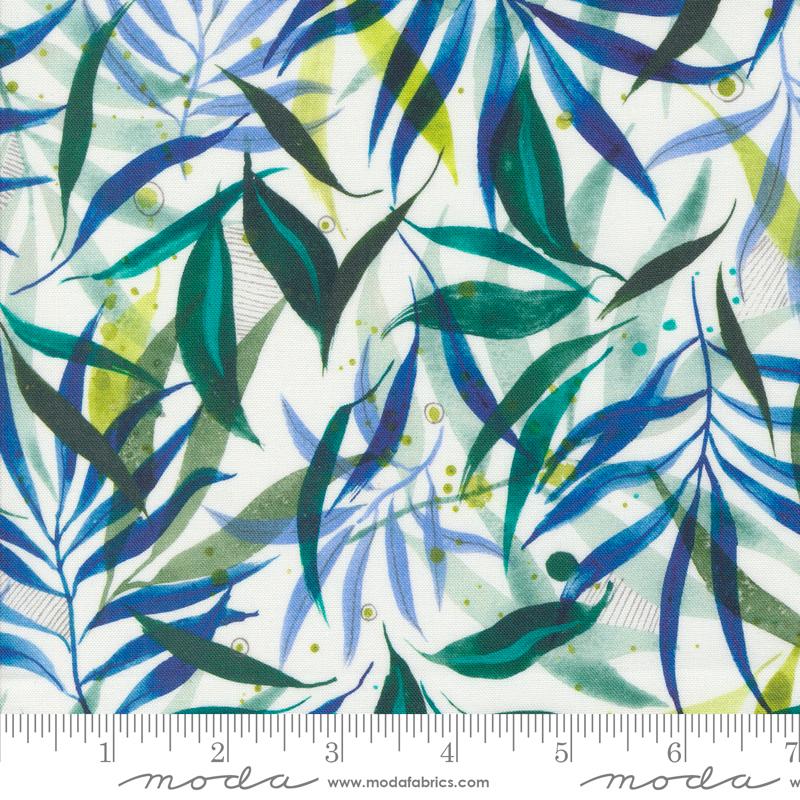 Coming Up Roses Cloud Breeze - Quilt Fabric