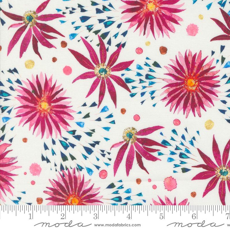 Coming Up Roses Cloud Rose - Quilt Fabric