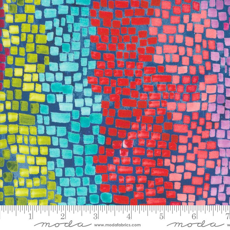 Coming Up Roses Sapphire - Quilt Fabric