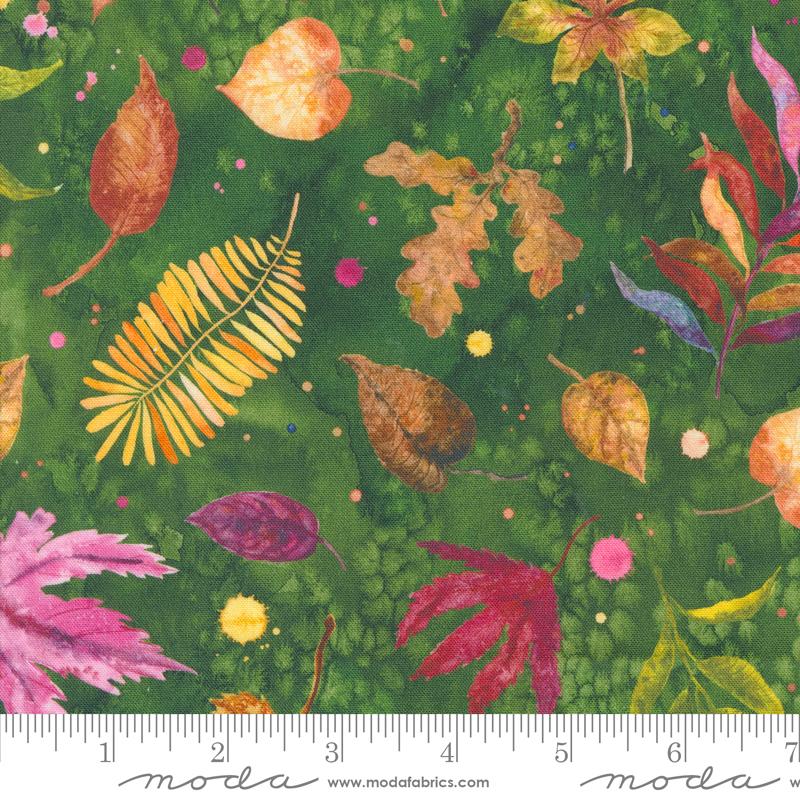 Floribunda Leaves - Herb - Quilt Fabric