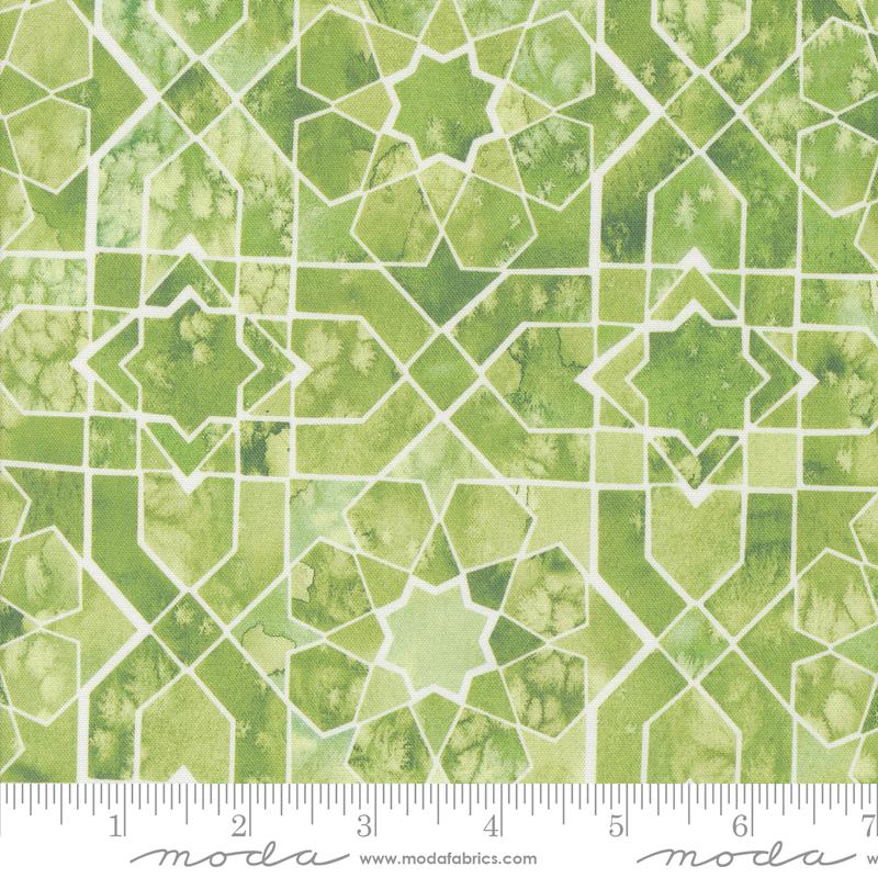 Sunshine And Blue Skies Grass - Quilt Fabric