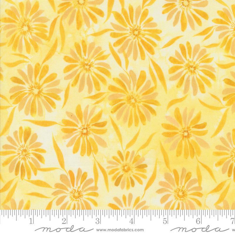 Sunshine And Blue Skies Sunshine - Quilt Fabric