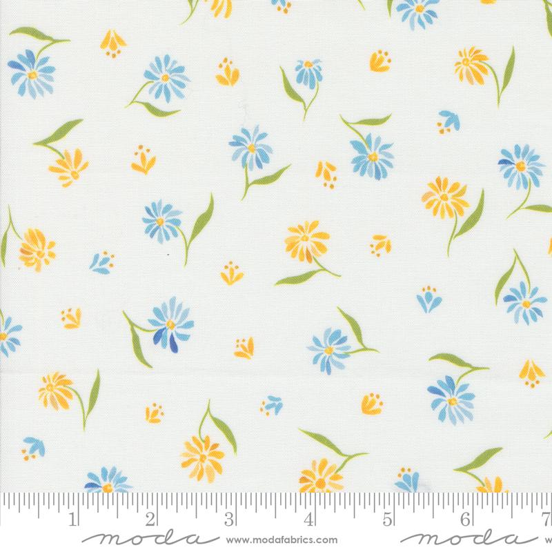 Sunshine And Blue Skies Cloud - Quilt Fabric