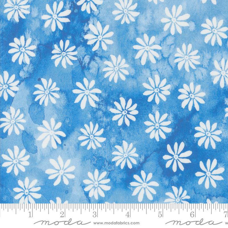 Sunshine And Blue Skies Bluebell - Quilt Fabric