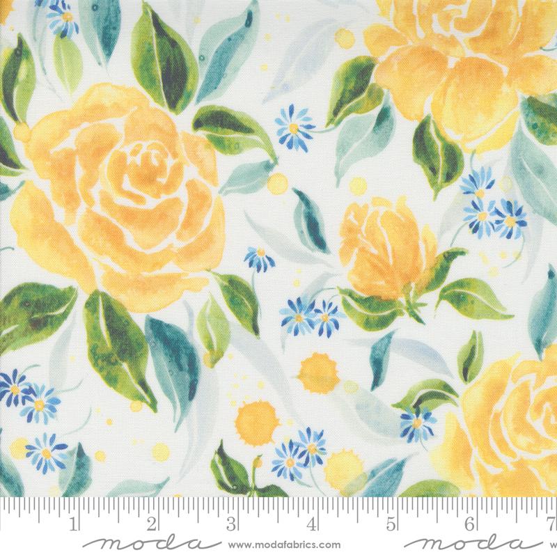 Sunshine And Blue Skies Cloud - Quilt Fabric