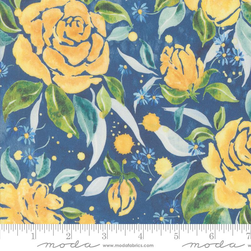 Sunshine And Blue Skies Lake - Quilt Fabric