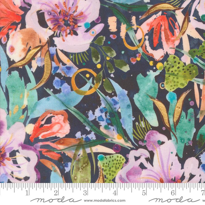 Wanderlust Watercolors Twilight - Quilt Fabric