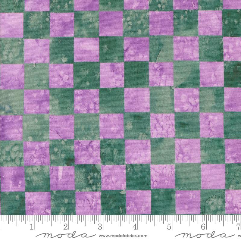 Wanderlust Checker Wisteria - Quilt Fabric