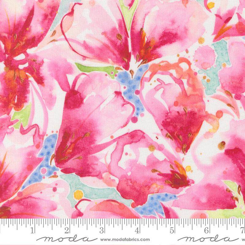 Soulstice Floral Rayon Peony - Quilt Fabric