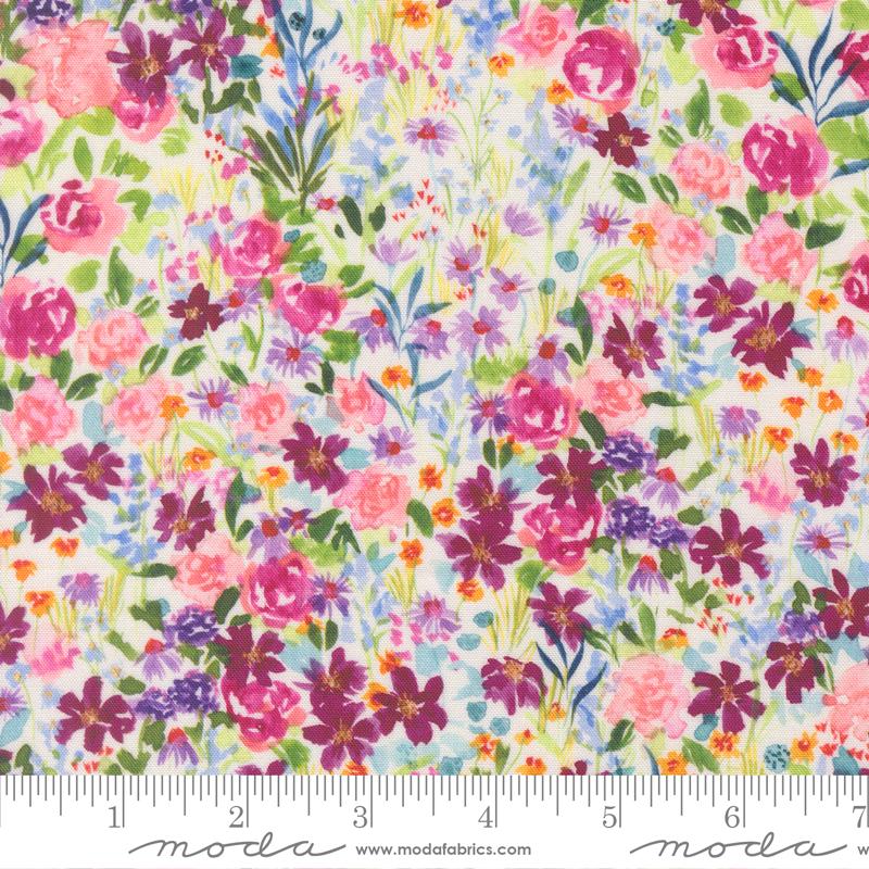 Soulstice Small Flower Cloud - Quilt Fabric