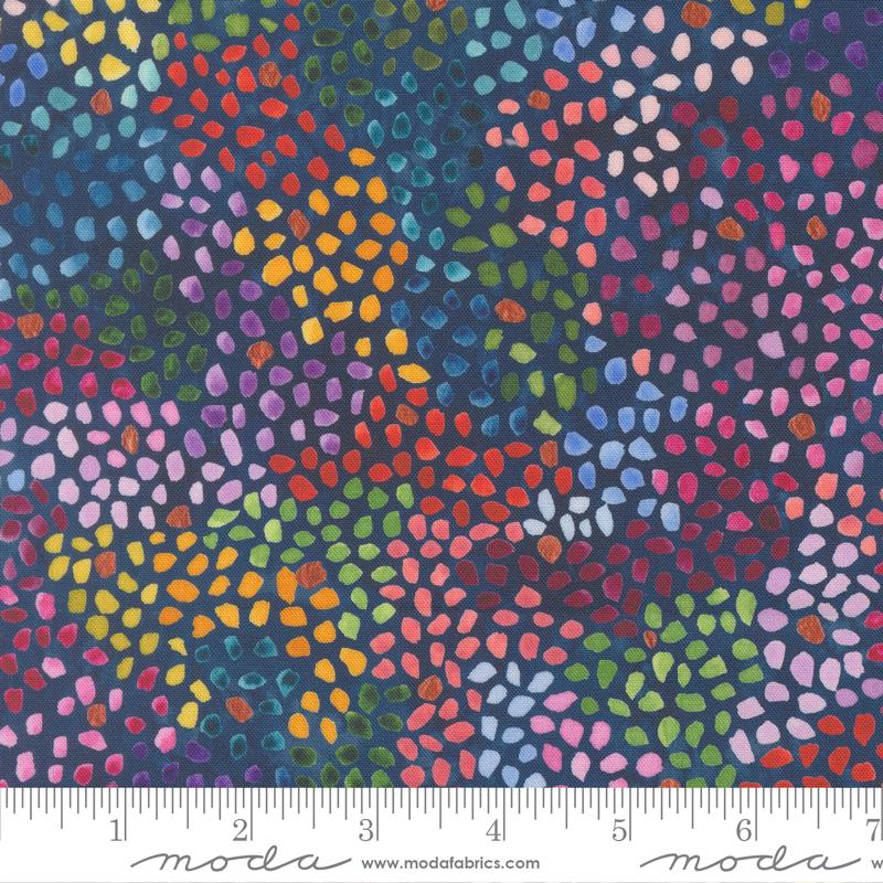 Soulstice Mosaic Navy - Quilt Fabric