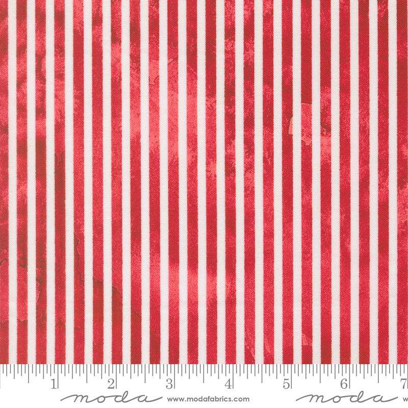 Little Lovelies Striped Rose - Quilt Fabric, zoomed in. Select this picture to zoom back out.