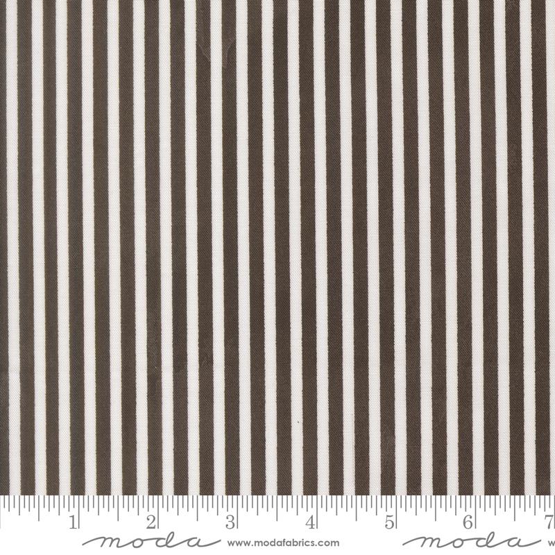 Little Lovelies Striped Midnight - Quilt Fabric, zoomed in. Select this picture to zoom back out.
