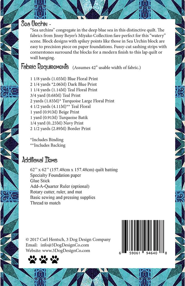 Sea Urchin - Quilt Pattern