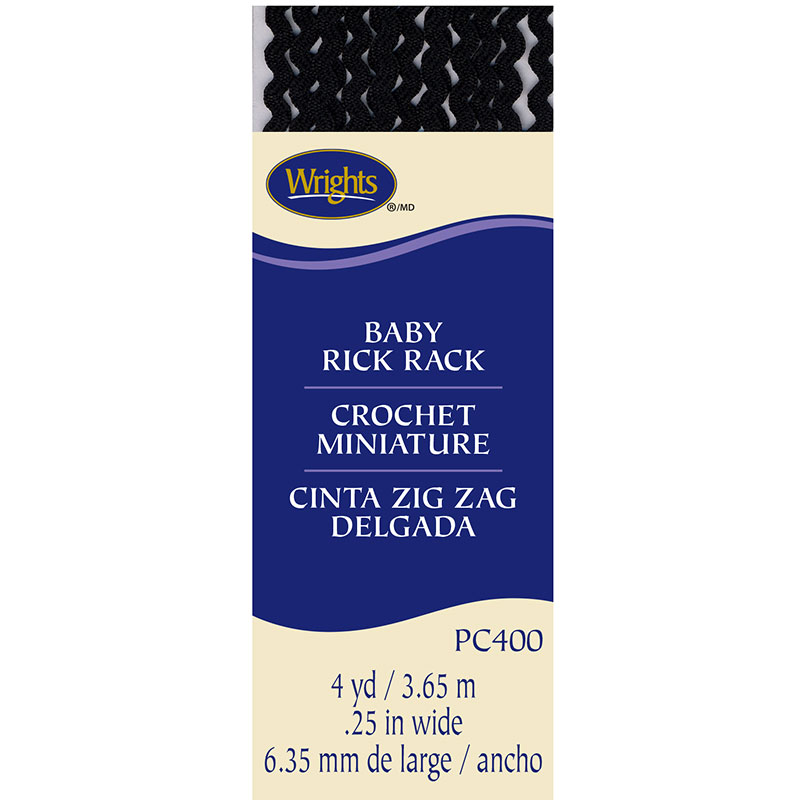 Baby Rick Rack Black