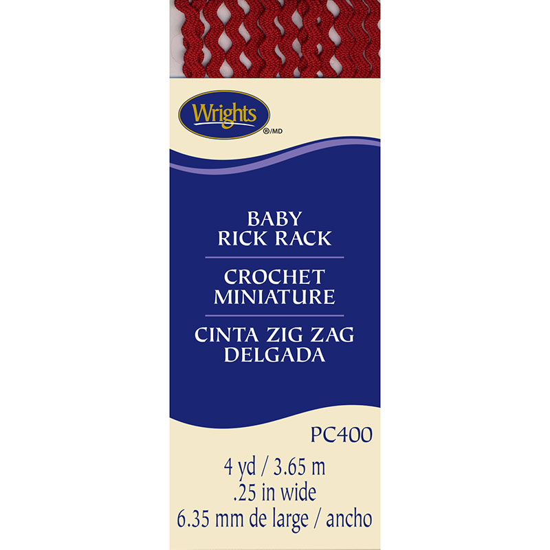 Baby Rick Rack Red