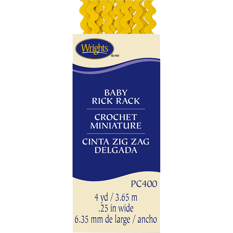 Baby Rick Rack Canary Yellow